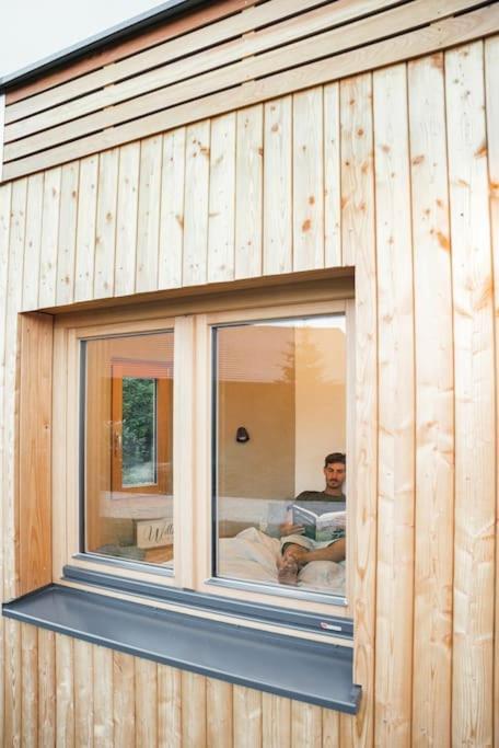 Wohnwagon Paul - Autarkie Erleben! - Tiny House Villa Oberschneiding Eksteriør billede